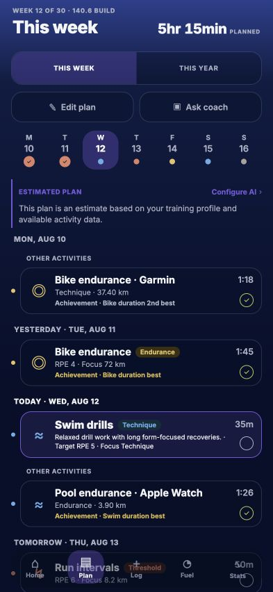 140.6 Plan screen